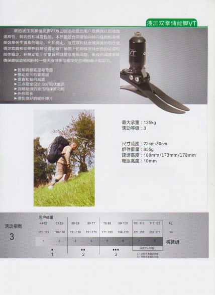 配件液压双掌储能脚